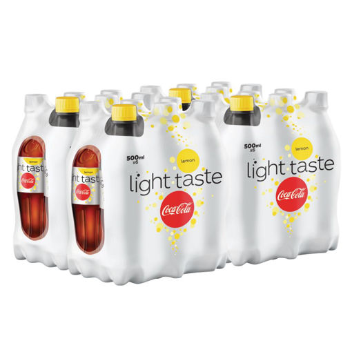 Afbeeldingen van COCA COLA LIGHT LEMON PET 4X6X50CL