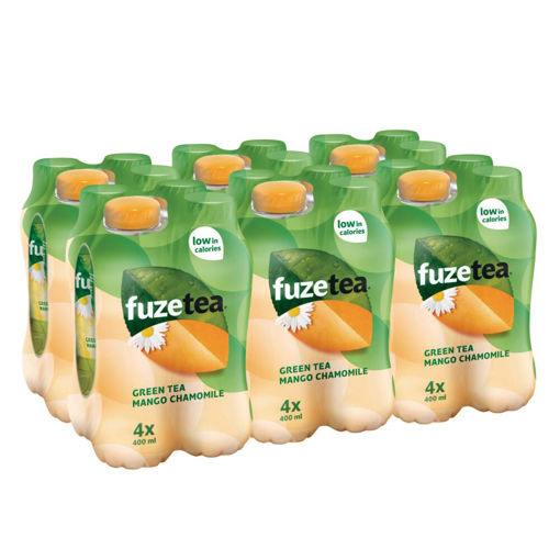 Afbeeldingen van FUZE TEA GREEN TEA MANGO CHAMOMILE PET 6X4X40CL