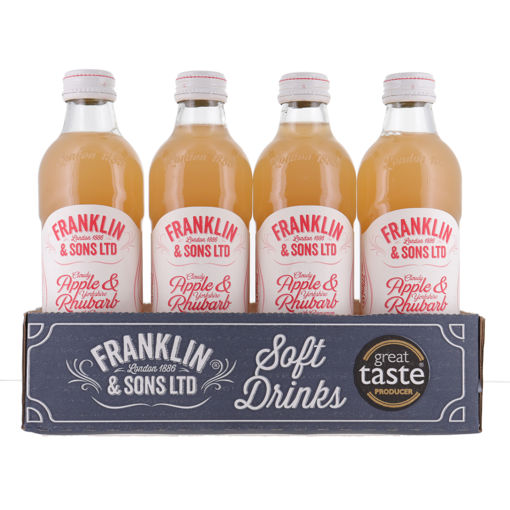 Afbeeldingen van FRANKLIN'S APPLE & RHUBARB 12X27.5CL