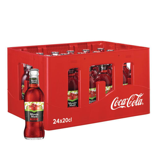 Afbeeldingen van MINUTE MAID APPEL-KERS GLAS 24X20CL