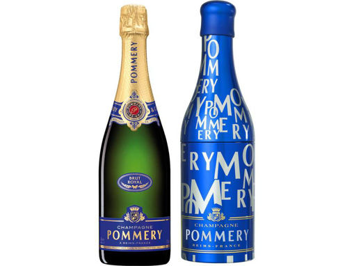 Afbeeldingen van POMMERY BRUT ROYAL BOITE METAL LETTRES