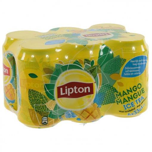 Afbeeldingen van LIPTON BLIK MANGO 33 CL BLIK 6 PAK