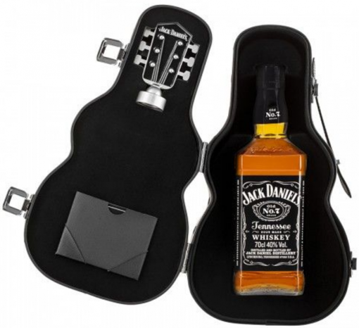 Afbeeldingen van JACK DANIEL'S GUITAR GIFTBOX (UNIEK)