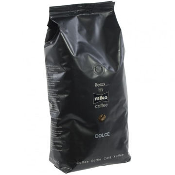 MIKO KOFFIEBONEN DOLCE 1 KG Afbeeldingen van MIKO KOFFIEBONEN DOLCE 1 KG