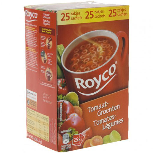 Afbeeldingen van ROYCO SOEP DOOS TOMAAT GROENTEN DOOS 25 ST