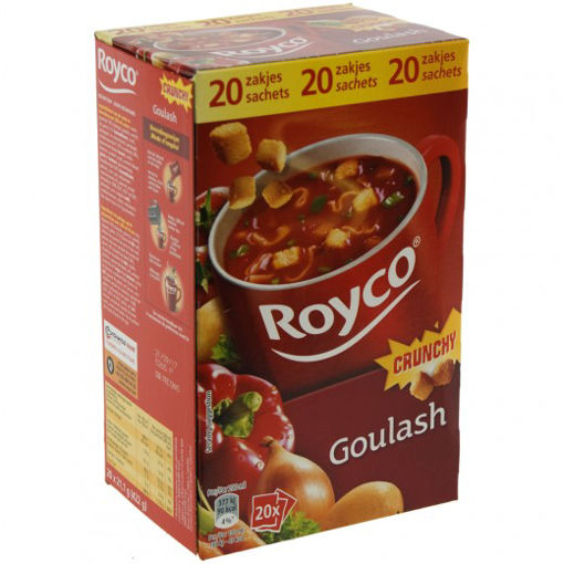 Afbeeldingen van ROYCO SOEP DOOS GOULASH DOOS 20ST
