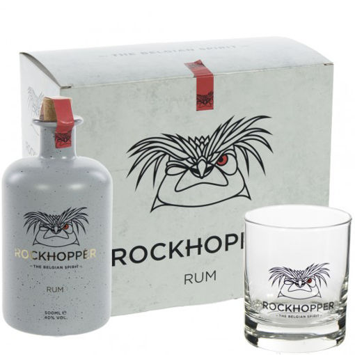 Afbeeldingen van ROCKHOPPER RUM GESCHENKVERPAKKING 50 CL