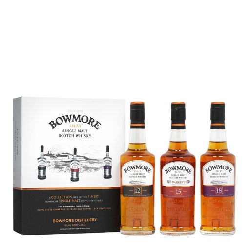 Afbeeldingen van BOWMORE GIFT SET 12/15/18
