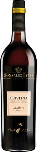 Afbeeldingen van GONZALEZ BYASS CRISTINA MEDIUM SHERRY 17.5° 75CL