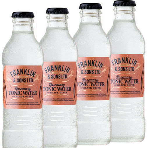 Afbeeldingen van FRANKLIN'S ROSEMARY TONIC BLACK OLIVE 4X20CL