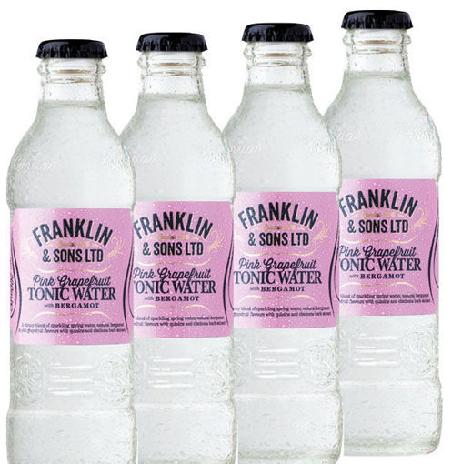 Afbeeldingen van FRANKLIN'S PINK GRAPEFRUIT BERGEMOT 4X20CL