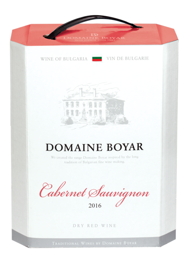 Afbeeldingen van DOMAINE BOYAR CABERNET SAUVIGNON ROOD BIB 3L