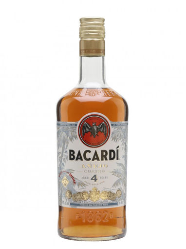 Afbeeldingen van BACARDI ANEJO CUATRO 4Y 40° 70CL