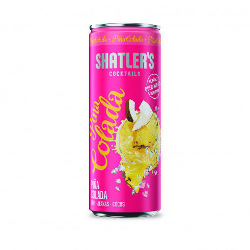 Afbeeldingen van SHATLER'S PINA COLADA COCKTAIL IN CAN 25CL