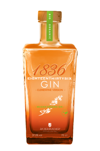 Afbeeldingen van 1836 BELGIAN ORGANIC CLEMENTINE GIN 70CL