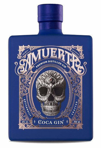 Afbeeldingen van AMUERTE COCA LEAF GIN BLUE EDITION 70CL