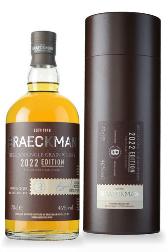 Afbeeldingen van BRAECKMAN SINGLE GRAIN VIRGIN OAK 2022 46° 70CL