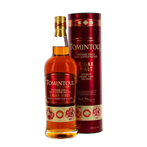 Afbeeldingen van TOMINTOUL CIGAR MALT OLOROSO 43° 70CL