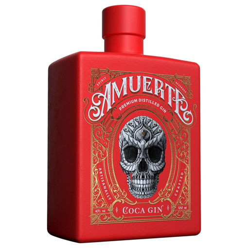 Afbeeldingen van AMUERTE COCA LEAF GIN RED EDITION 70CL