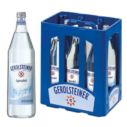 Afbeeldingen van GEROLSTEINER SPRUDEL GLAS 6X1L