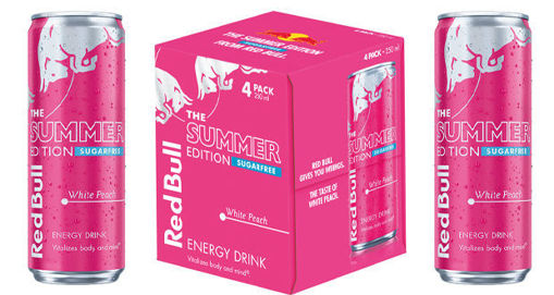 Afbeeldingen van RED BULL SUMMER EDITION WHITE PEACH 4X25CL