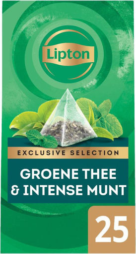 Afbeeldingen van LIPTON GREEN TEA INTENSE MINT 20STUKS