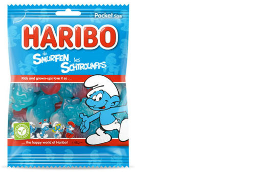 Afbeeldingen van HARIBO SMURFEN 28X75GR