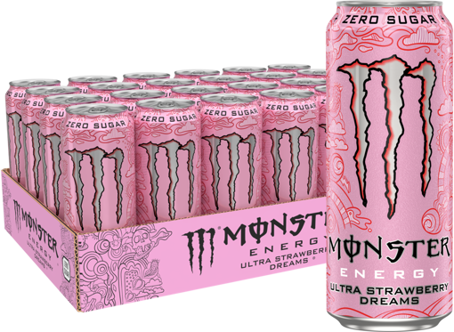 Afbeeldingen van MONSTER ULTRA STRAWBERRY 24X50CL