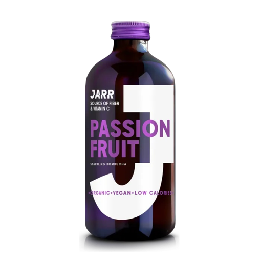 Afbeeldingen van JARR KOMBUCHA PASSION FRUIT 33CL
