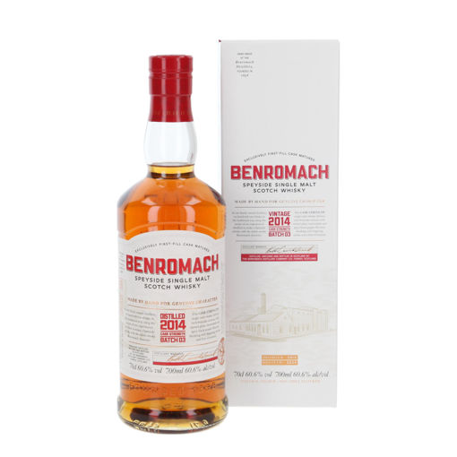 Afbeeldingen van BENROMACH CASK STRENGHT BATCH 3 60,60° 70CL