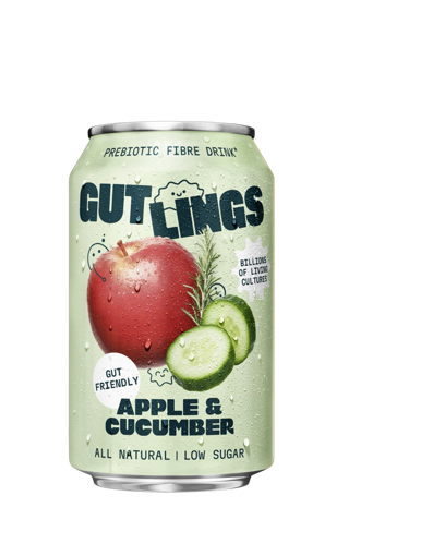 Afbeeldingen van GUT LINGS PROBIOTICS APPEL KOMKOMMER 33CL