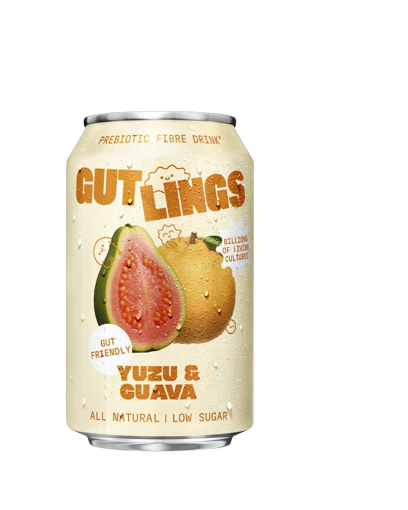 Afbeeldingen van GUT LINGS PROBIOTICS YUZU GUAVA 33CL