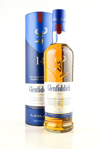 Afbeeldingen van GLENFIDDICH 14Y Bourbon 43° 70cl